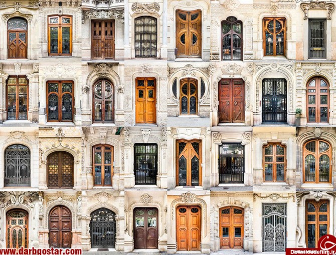 درب های جالب | درب ساختمان | درب و پنجره های زیبا | درب گستر