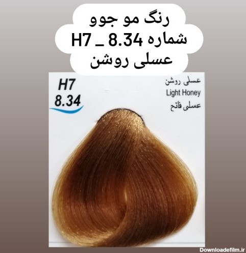 خرید و قیمت رنگ مو عسلی روشن H7 _8.34 جوو jevo از غرفه محصولات ...