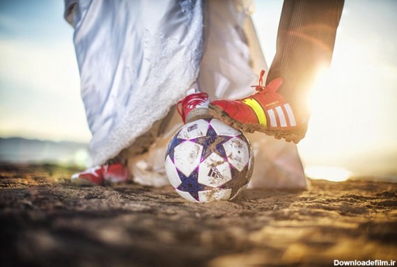 25 عکس زیبا از بازی فوتبال در غروب | لنزک