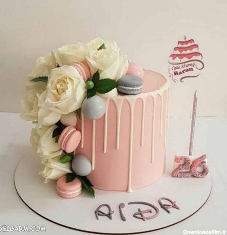عکس کیک تولد شیک دخترانه زیبا، شیک و ساده با تزئین (۲۰ عکس)