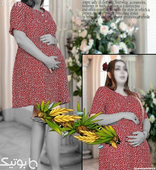 مدل لباس بارداری نخی شیک