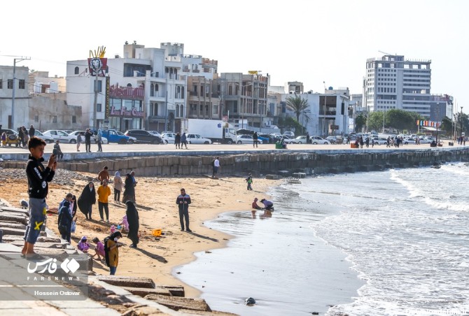 صبح پاییزی در ساحل بوشهر | خبرگزاری فارس