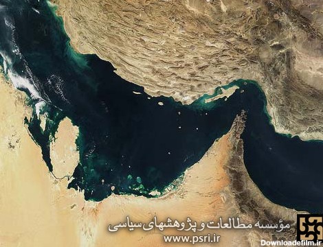 تصویر ماهواره ای از خلیج فارس و دریای عمان-مؤسسه مطالعات و ...
