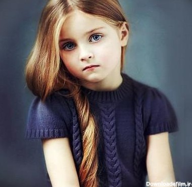 عکس دختر بچه های ناز و چشم رنگی
