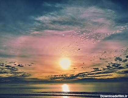 لذت تماشای غروب آفتاب از ویلاهای لب دریا در شمال