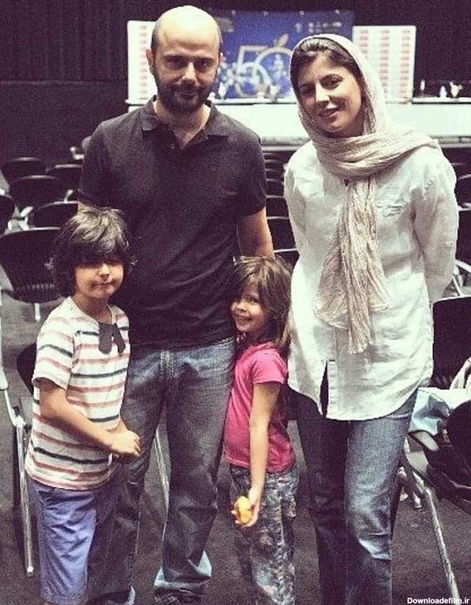 لیلا حاتمی به همراه همسر و فرزندانش (عکس)