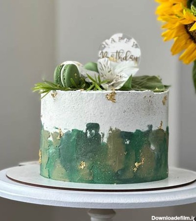 کیک تولد ساده و شیک
