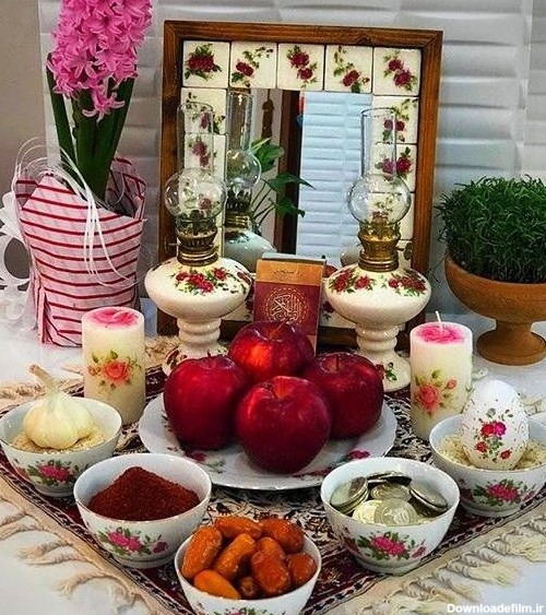 هفت سین ۱۴۰۲ / مدل سفره هفت سین برای نوروز ۱۴۰۲ ساده و شیک