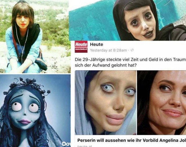 دختر ایرانی به جای آنجلینا جولی، عروس مرده شد (+عکس)