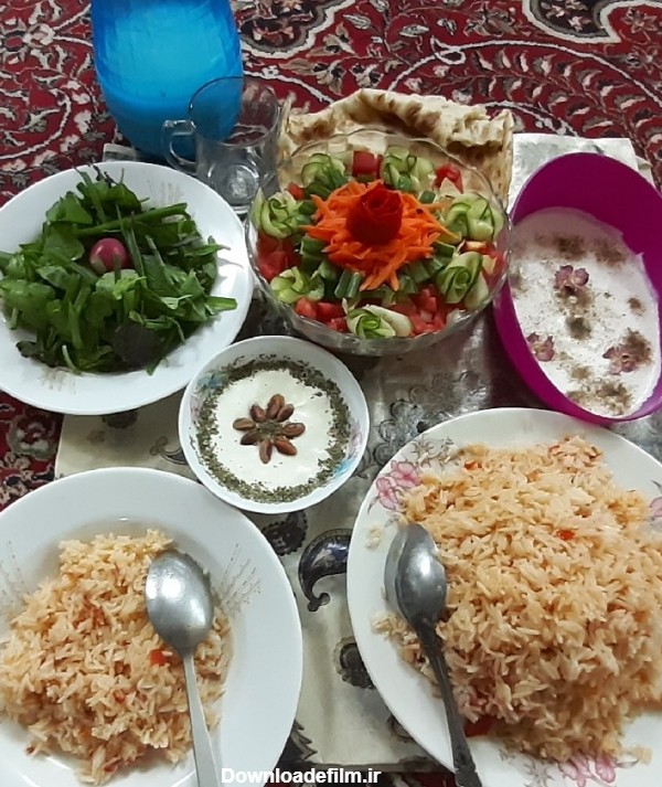 دمی گوجه غذای ساده من وهمسری سفره ساده ایرانی | سرآشپز پاپیون