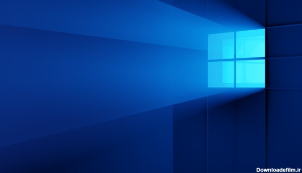 Windows 11, Windows logo, Blue background, Light, Wallpaper