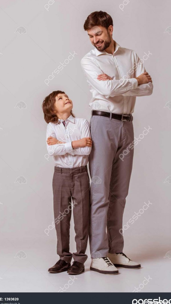 عکس یک پدر و پسر