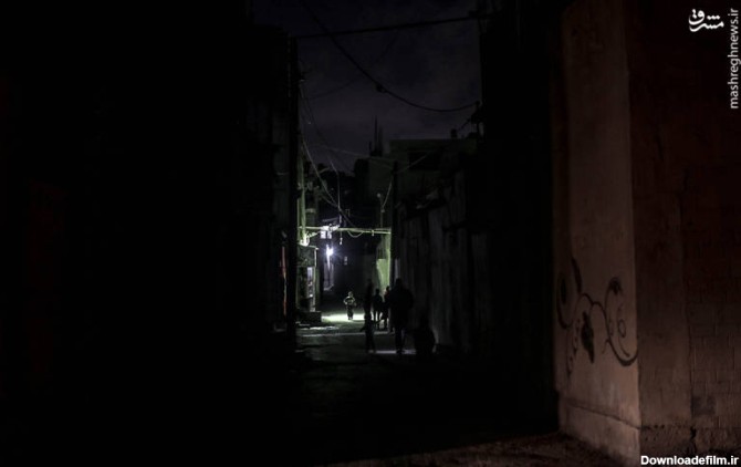 عکس/ شب های تاریک مردم غزه‎