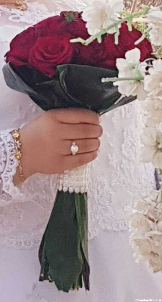 عکس انگشتر نشان عروس و دسته گل - عکس حلقه ازدواج | نوعروس