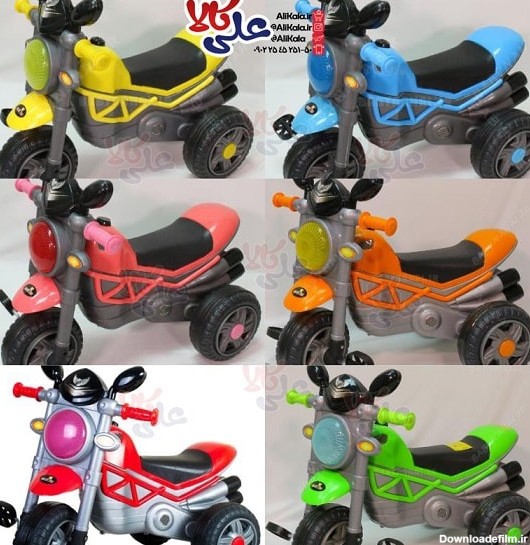 سه چرخه کودک مدل موتور رکسانا رنگبندی