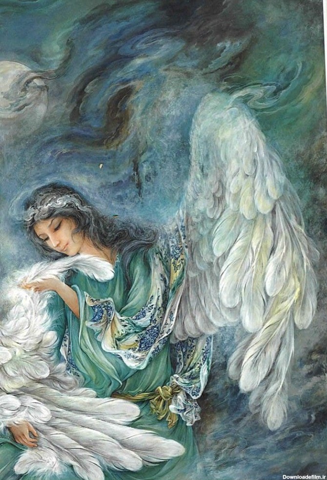 عکس نقاشی از فرشته ها