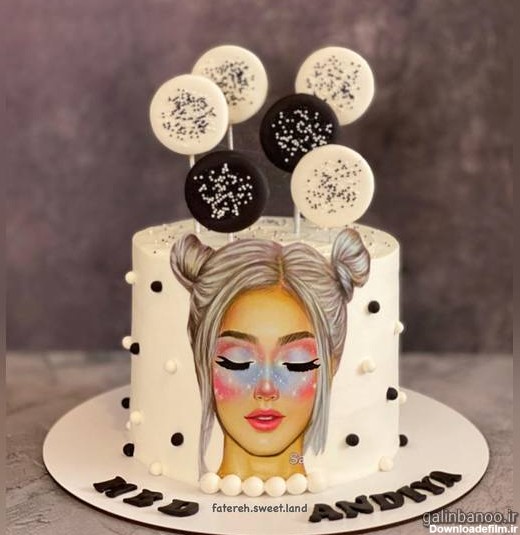 مدل کیک تولد دخترانه ساده 2023; جهت ایده برای شما - گلین بانو