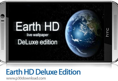 دانلود Earth HD Deluxe Edition - برنامه موبایل تصویر زمینه متحرک کره زمین