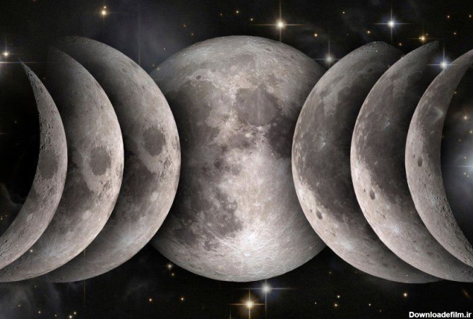 فاز های ماه : 8 حالت مختلف ماه ⋆ مای ستاره