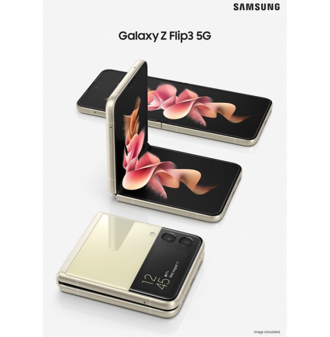 گوشی موبایل سامسونگ مدل Galaxy Z Flip3 5G ظرفیت 128 گیگابایت ...