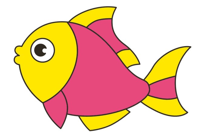 آموزش نقاشی کودکانه ماهی - پنجره ای به دنیای کودکان