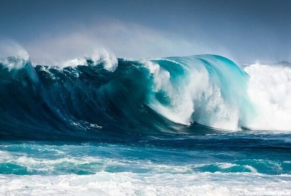 موج دریای طوفانی هشدار دریایی