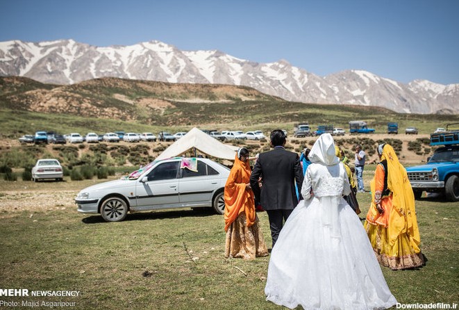 تصاویر| موسیقی و رنگ در عروسی بختیاری