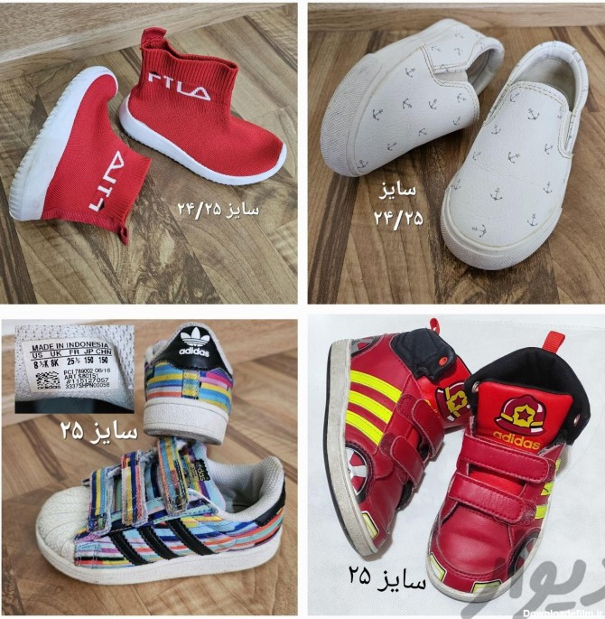 لباس ها و کفش های بچگانه در حد نو|کفش و لباس بچه|تبریز|دیوار