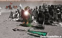 عکس امام حسین در جنگ