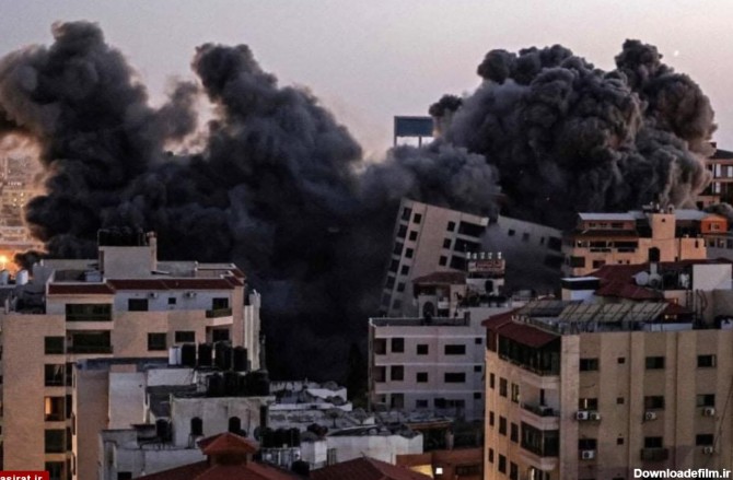صحنه هایی دلهره آور از بمباران غزه/عکس+فیلم