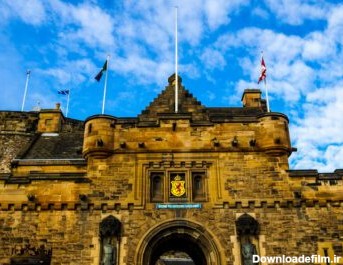 دانلود عکس hdr قلعه ادینبورگ در اسکاتلند