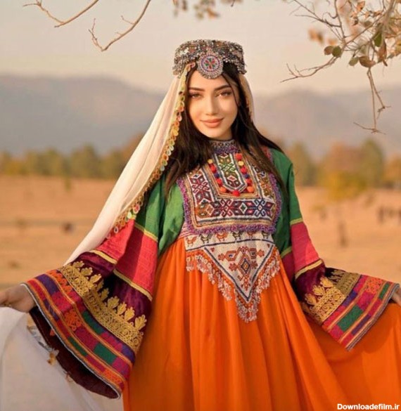 مدل لباس افغانی زنانه + لباس افغانی مخمل شیک و مجلسی