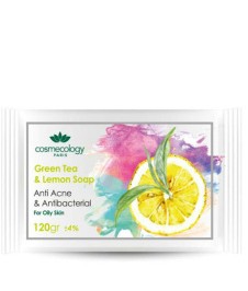 صابون ضدآکنه و آنتی باکتریال حاوی چای سبز و لیمو مناسب پوست های ...