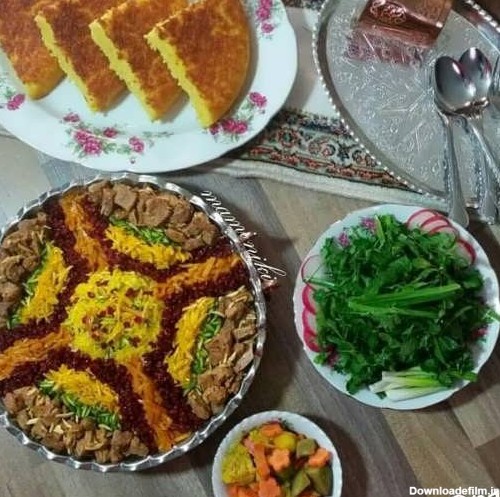 تزیین غذاهای ایرانی