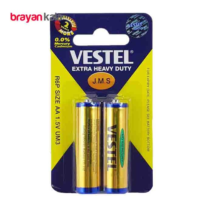 قیمت و خرید باتری نیم قلمی Vestel بسته دو عددی | فروشگاه برایان کالا