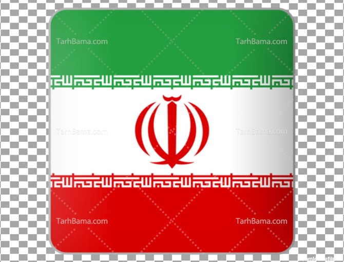 عکس پرچم ایران مربعی