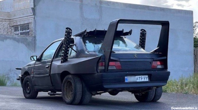 ماشین بتمن در خیابان های ایران/ این عکس عجیب را ببینید