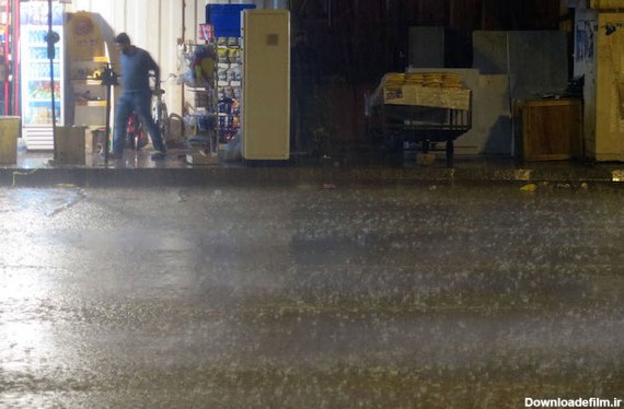 بارش شدید باران در کربلا
