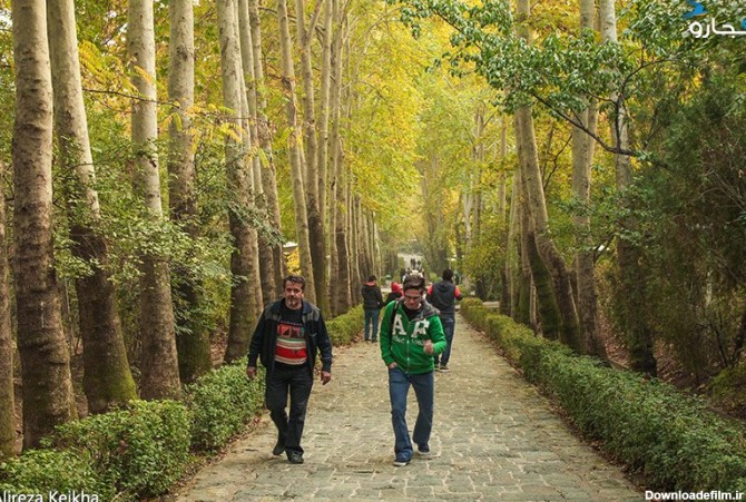 پیاده روی در پارک جمشیدیه تهران