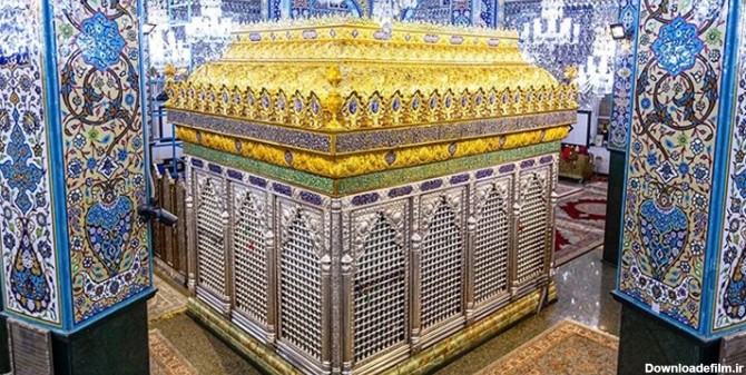 سقف ضریح حرم حضرت زینب (س) نصب شد+عکس | خبرگزاری فارس