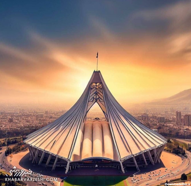 عکس| بازسازی استادیوم آزادی با الهام از «برج میلاد»! - خبرآنلاین