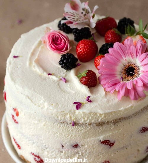 تزیین کیک تولد ساده و جدید خانگی + تزیین کیک تولد برای همسر