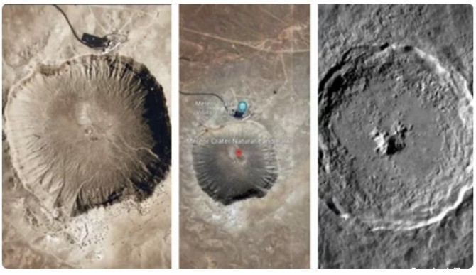 یک ادعای جنجالی:این تصاویر از روی سطح ماه جاده و ساختمان است ...