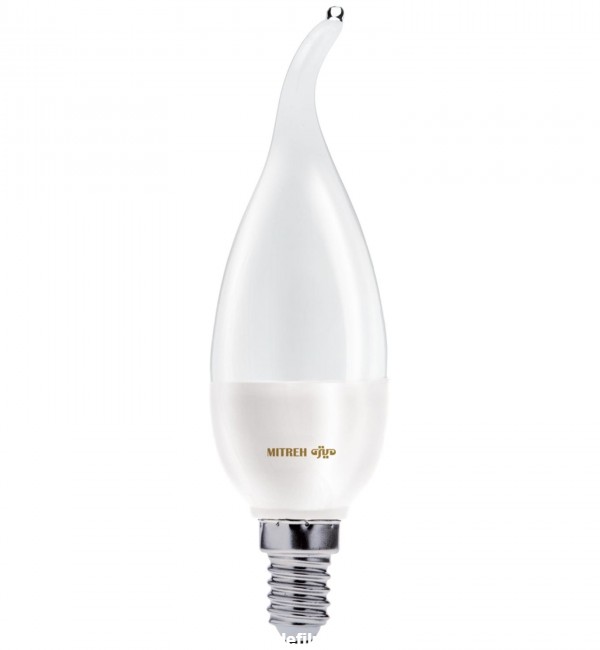 خرید و قیمت لامپ شمعی 6 وات اشکی میتره - آرتا الکتریک