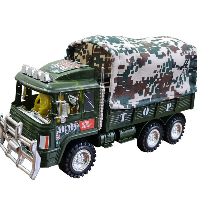 قیمت و خرید اسباب بازی جنگی مدل کامیون ارتشی حمل سربازان