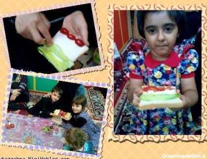 بیت الزهرا سلام الله علیها | درست کردن پرچم ایران خوراکی