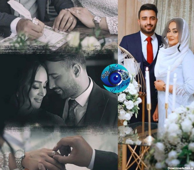 عکس لو رفته از عروسی خانم بازیگر ایرانی / چه دامادی !+ عکس