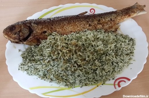 سبزی پلو و ماهی سفید شکم پر ناهار امروز ما | تبادل نظر نی نی ...