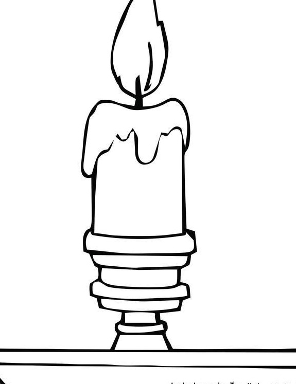 نقاشی سیاه قلم شمع ❤️ [ بهترین تصاویر ]