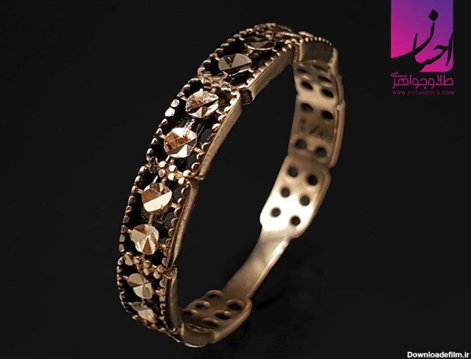 5 مدل انگشتر طلا ظریف زنانه (عکس + قیمت) | گالری طلا و جواهر احسان